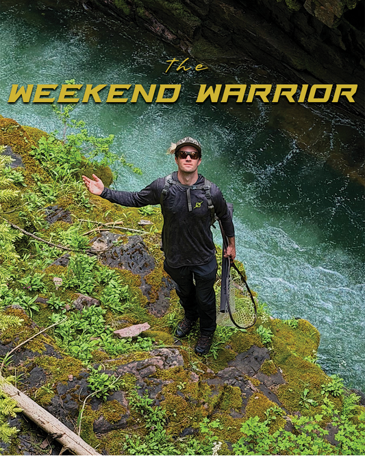 THE WEEKEND WARRIOR HOODED DROP-TAIL LONG SLEEVE